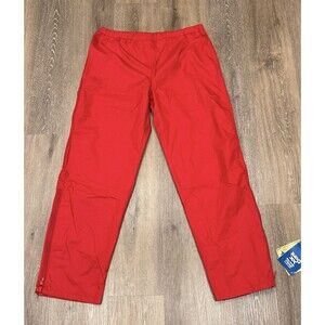 Eddie Bauer Pants Mens Large Gore-Tex Waterproof Windproof Outdoor Vintage Red